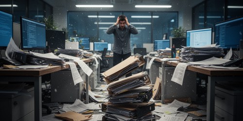 Por que arquivos espalhados aumentam riscos operacionais